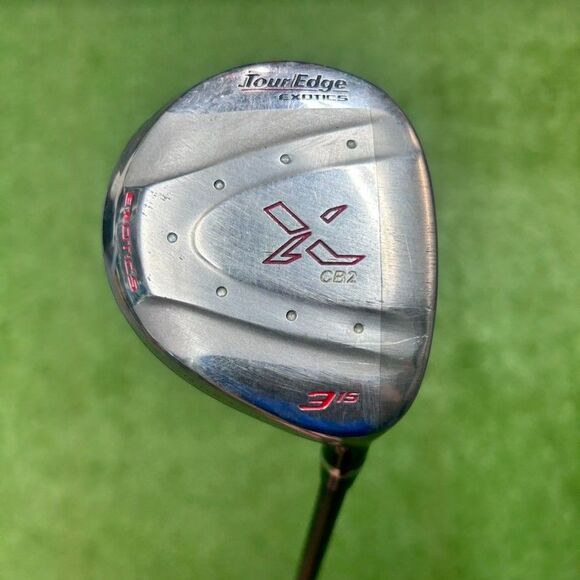 Tour Edge Exotics CB2 15* 3 Wood Aldila RIP 50G Lite Flex Graphite Shaft RH 43" - Picture 1 of 10